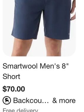 Smartwool Deep Navy Men's Shorts